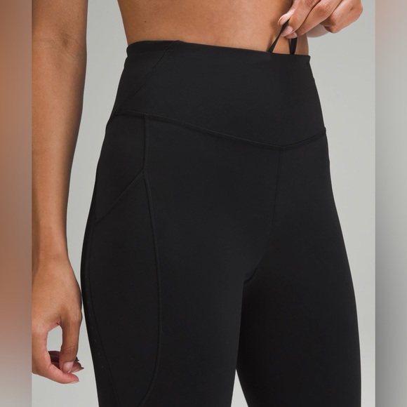 NWT Lululemon Fast and Free HR Tight 25” With Pockets in Black Size 4 - Picture 4 of 12